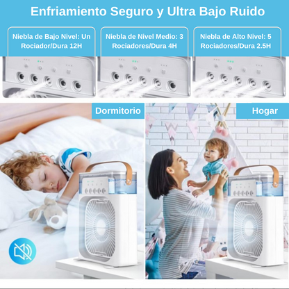 🥵Climatizador y Humidificador Portátil 4 en 1 I Refreshing Wind™️🧊