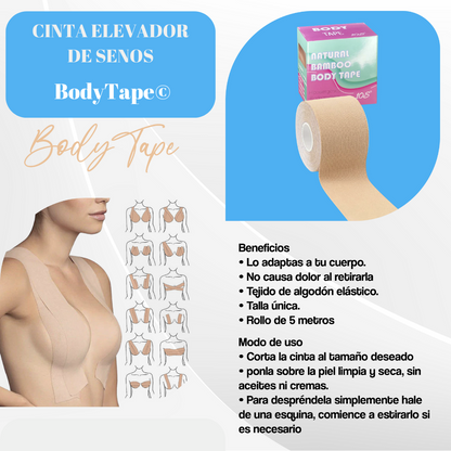 Cinta Elevador de Senos I BodyTape©️