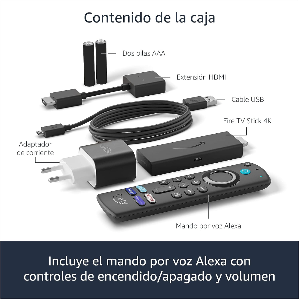 4K HD Fire Stick 3Gen - Voces del Futuro